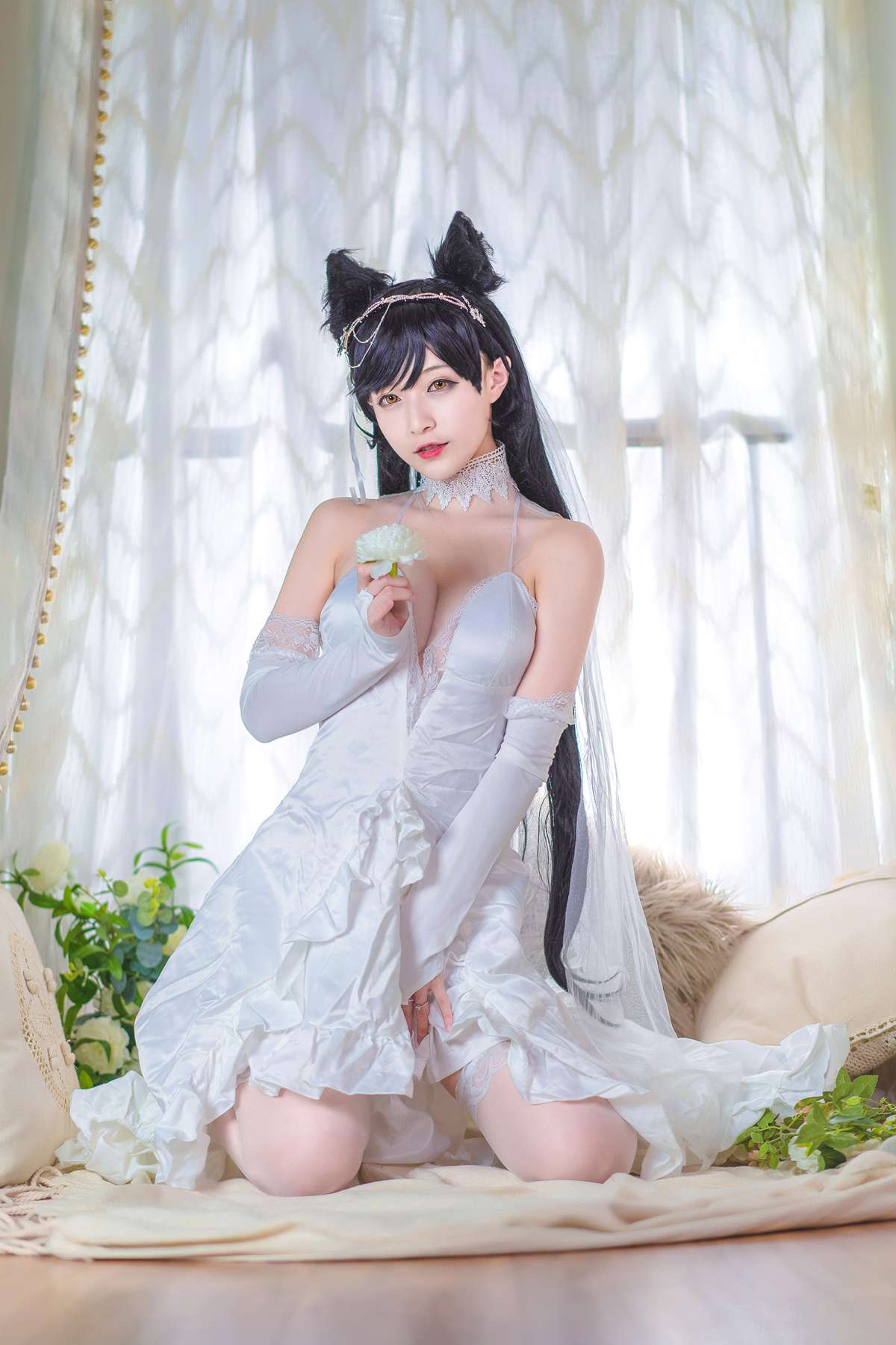 图片[2]-人气动漫Coser@铁板烧鬼舞 爱宕婚纱998 在线浏览-萌味图集