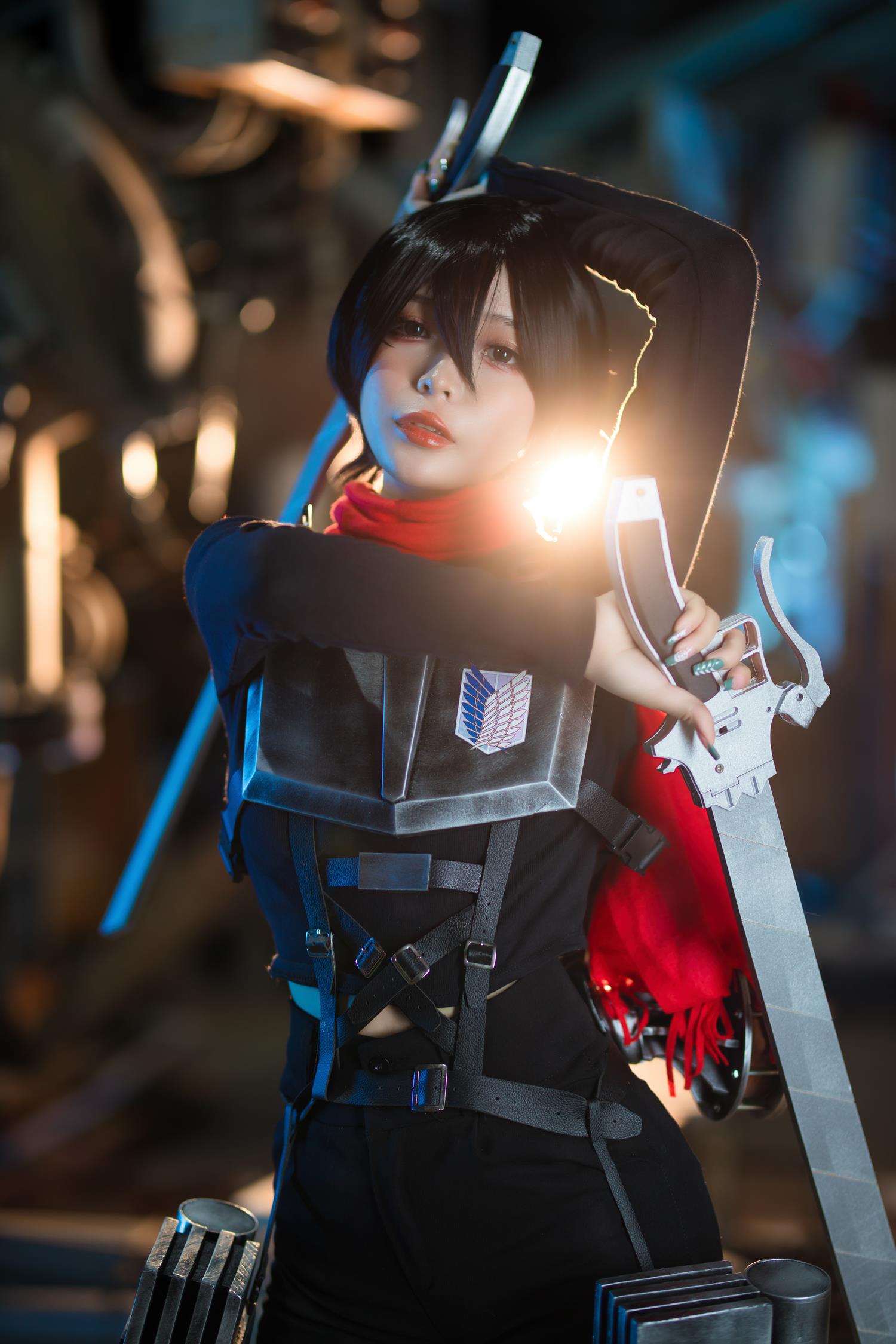 图片[2]-Umeko J  – cosplay Mikasa Final Season Attack on Titan[26P]-萌味圈