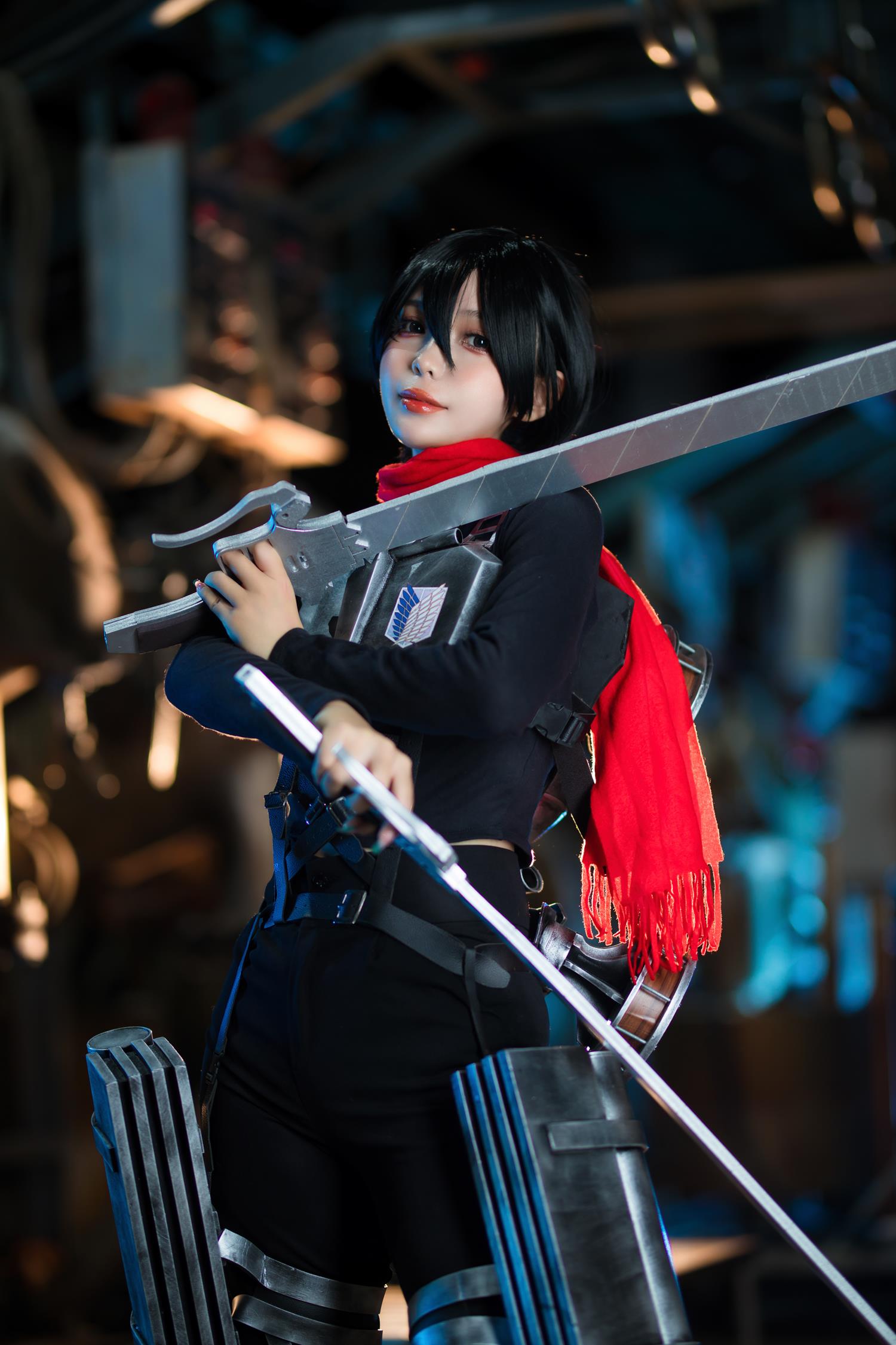 图片[4]-Umeko J  – cosplay Mikasa Final Season Attack on Titan[26P]-萌味圈