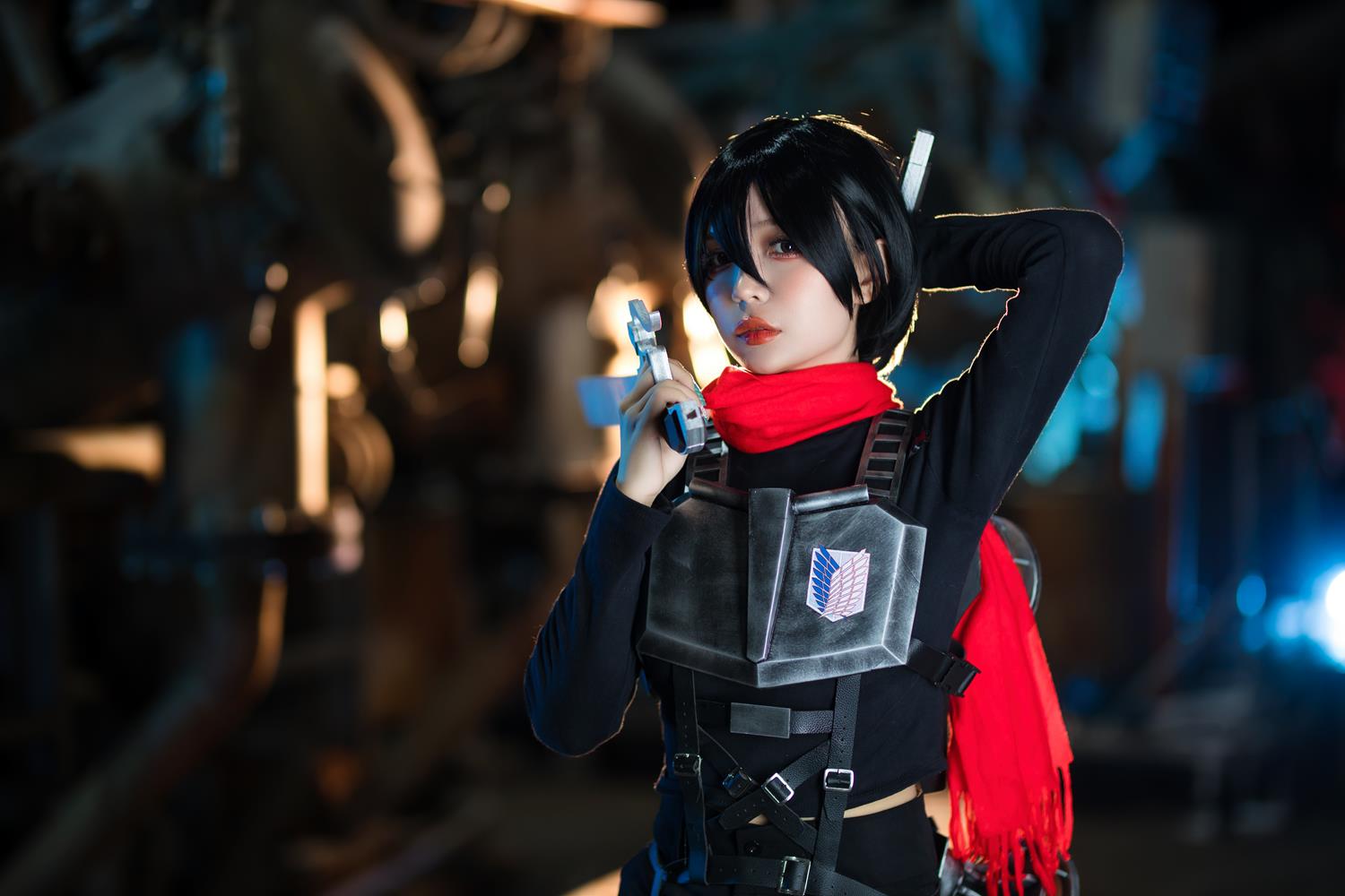 图片[5]-Umeko J  – cosplay Mikasa Final Season Attack on Titan[26P]-萌味圈