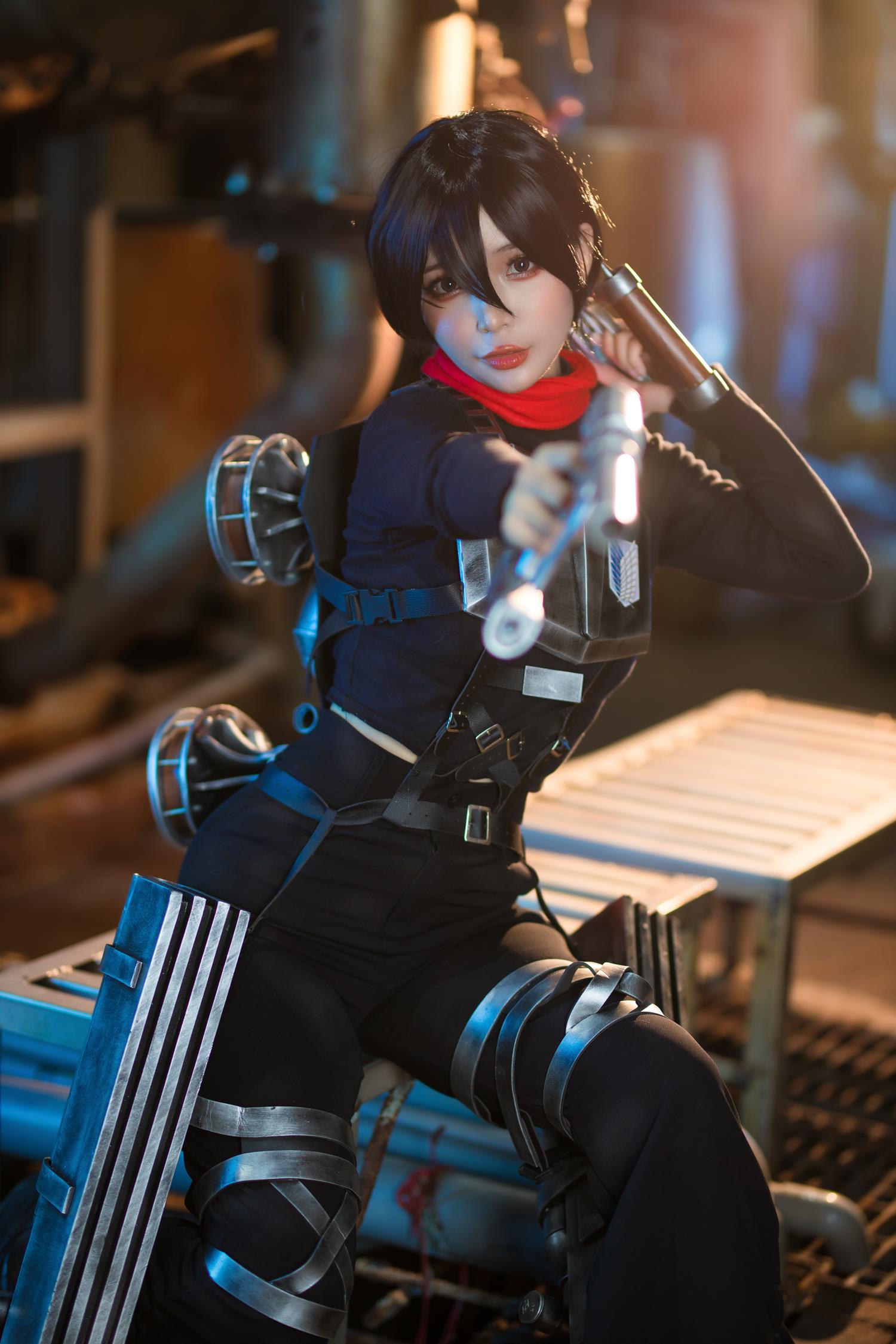 图片[10]-Umeko J  – cosplay Mikasa Final Season Attack on Titan[26P]-萌味圈