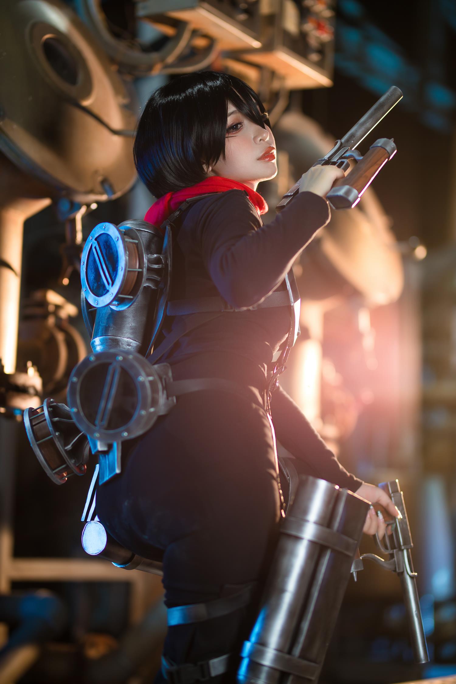 图片[11]-Umeko J  – cosplay Mikasa Final Season Attack on Titan[26P]-萌味圈