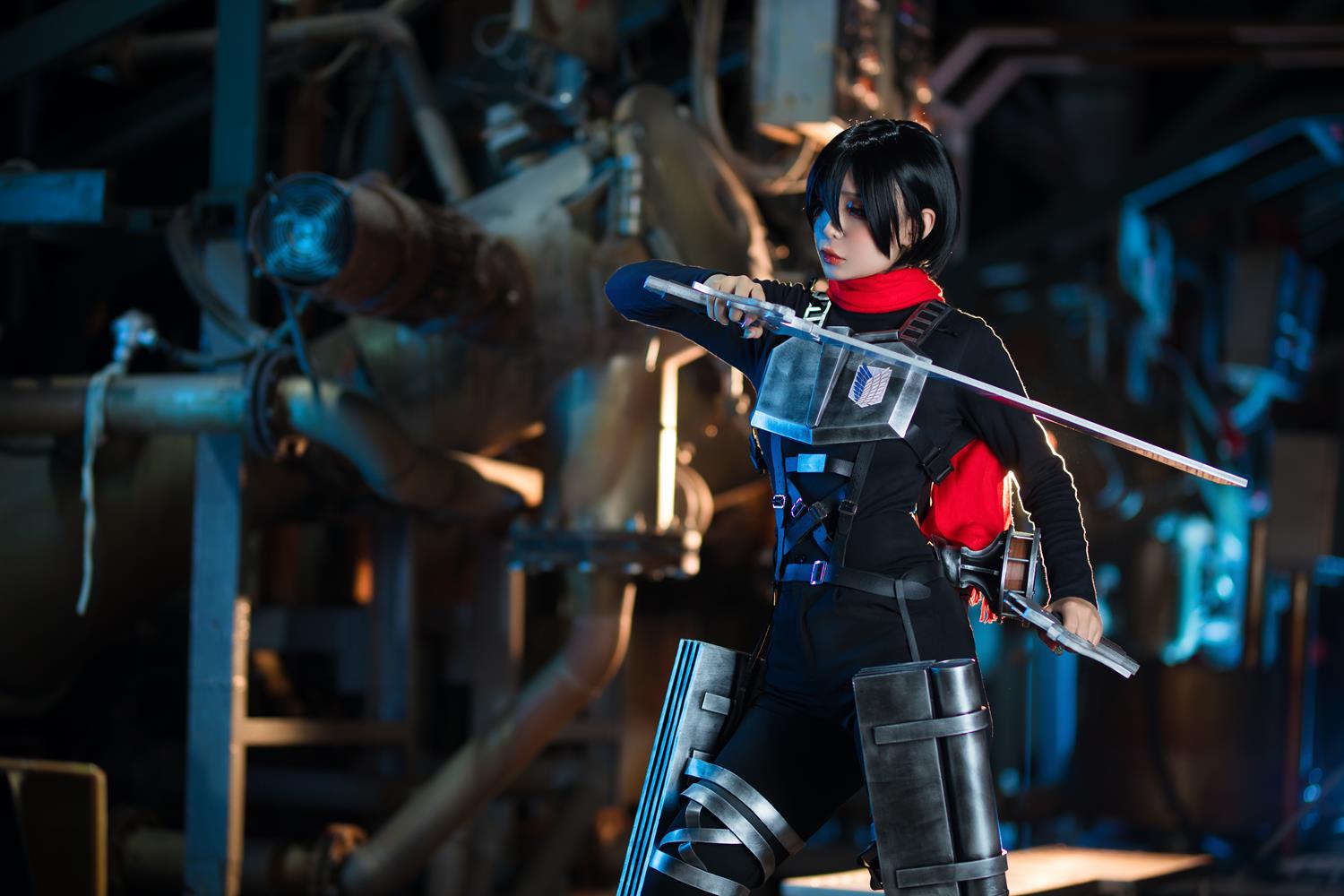 图片[14]-Umeko J  – cosplay Mikasa Final Season Attack on Titan[26P]-萌味圈