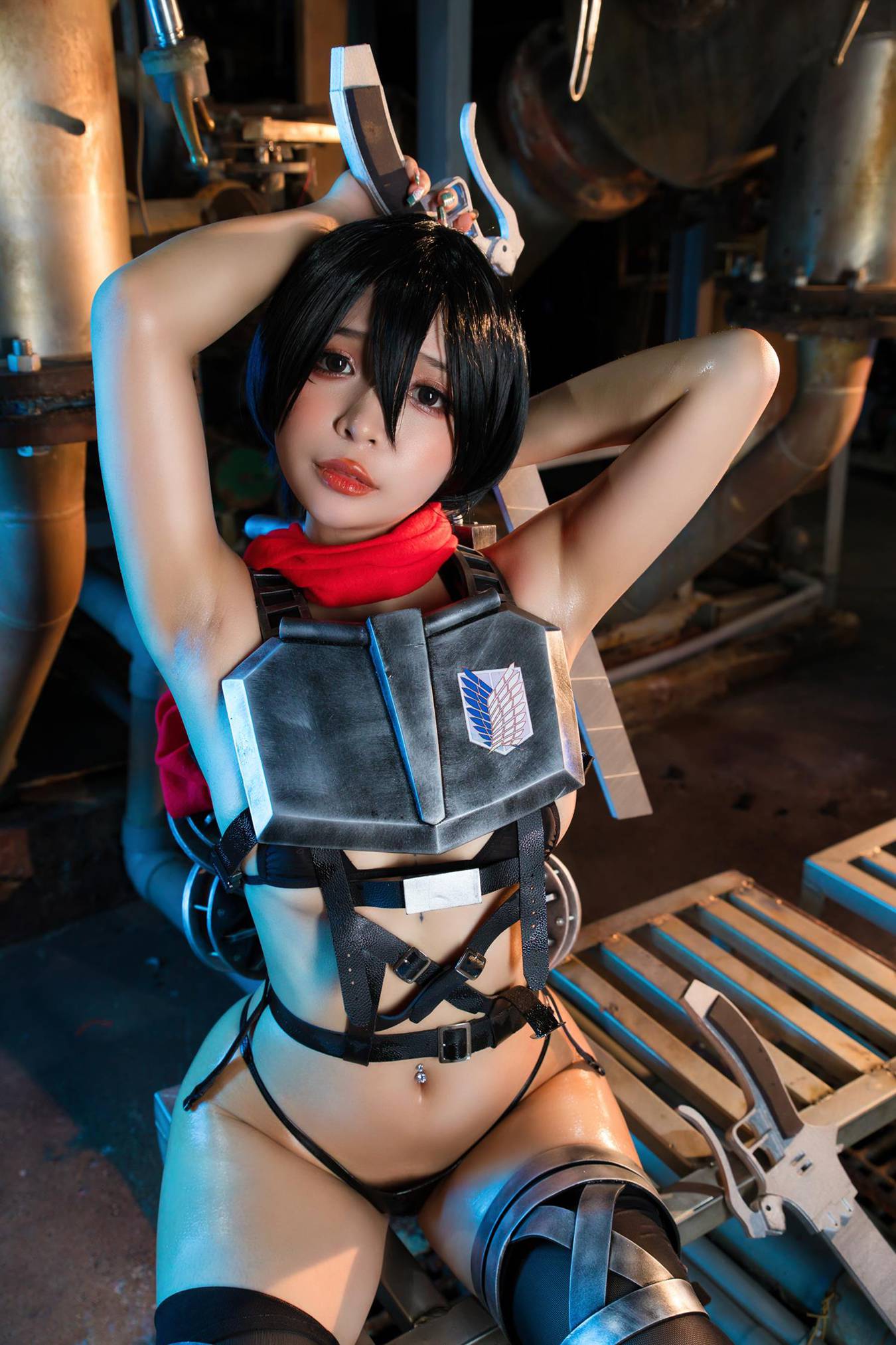 图片[18]-Umeko J  – cosplay Mikasa Final Season Attack on Titan[26P]-萌味圈