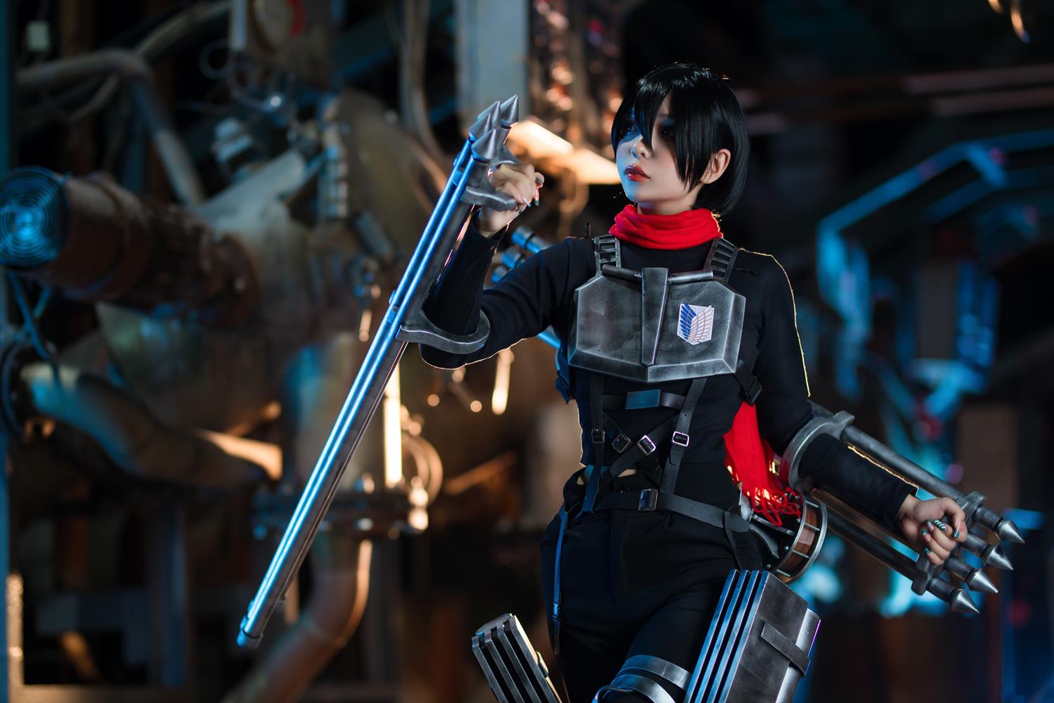 图片[28]-Umeko J  – cosplay Mikasa Final Season Attack on Titan[26P]-萌味圈